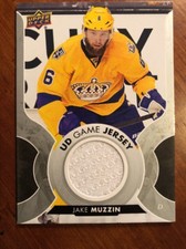 2017-18 UD Hockey Series 1 UD Game Jersey #GJ-JM Jake Muzzin