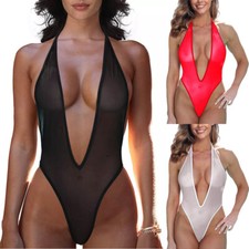 Women Sexy Mesh Bikini Set G-String Micro Thong Swimwear Lingerie Swimsuit Gifts