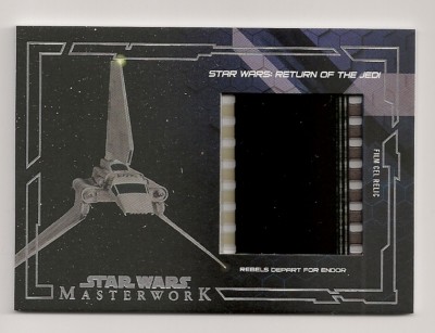 2017 TOPPS STAR WARS MASTERWORK #FCR-31 FILM CEL RELIC REBELS DEPART FOR ENDOR