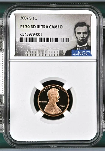 2007 S Proof Lincoln Penny Proof 1C NGC PF70 RD Ultra Cameo