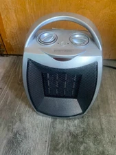 Ceramic Portable Space Heater Personal Electric Adjustable Thermostat 750W/1500W