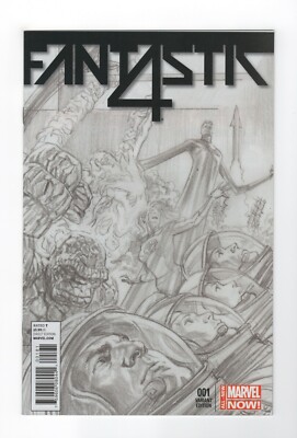 Fantastic Four (Marvel Comics 2014-2015) #1 Alex Ross Sketch 1:300 Variant (NM)