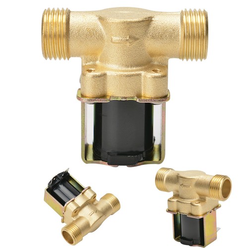 G 1/2" DC 12V Solenoid Valve Electric Water Valve N/C Water Inlet Valve - Picture 2 of 8