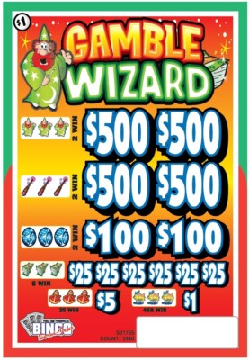 NEW pull tickets GAMBLE WIZARD - Instant Tabs