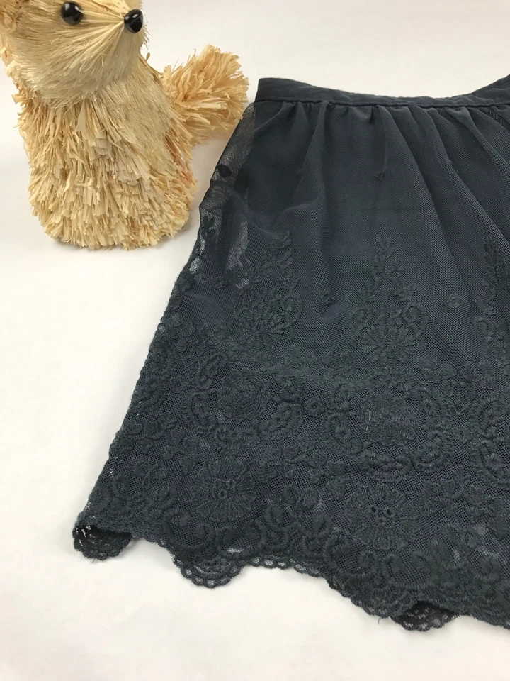 Hollister Niñas Cintura Elástica Bordada Encaje Falda Talla/M Foto 3 de 4