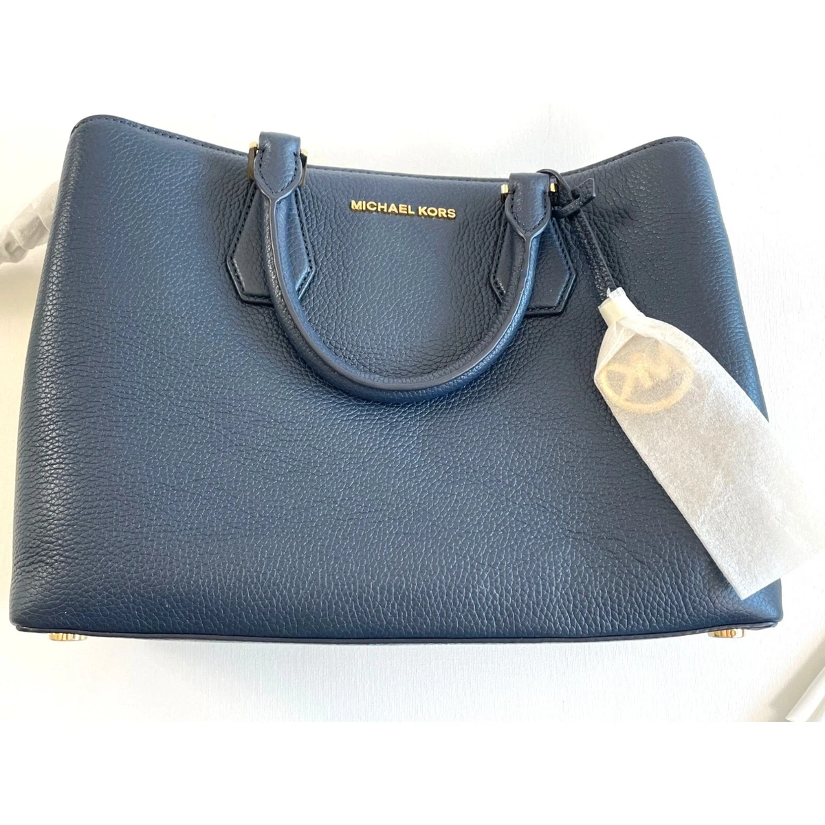 Michael kors navy blue cheap purse