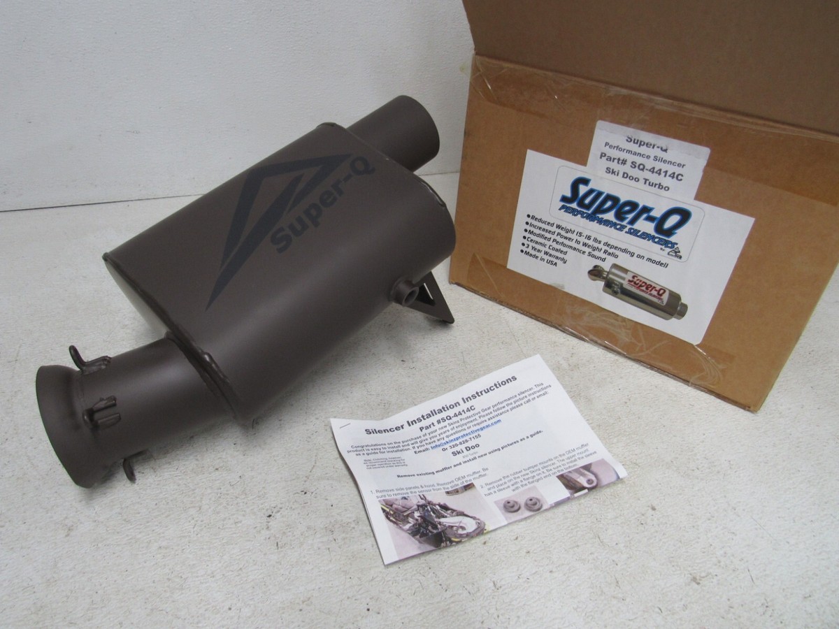 ski-doo G4 GGB サイレンサー 1999-2001 Ski Doo ZX Mountain Muffler – GGB Exhaust