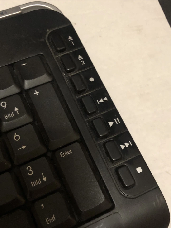 HP H&P PS2 PC-Tastatur schwarz 6+7+3 Multimedia Sondertasten Hi-Quality KB-0630 - Bild 4 von 4