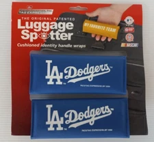 L.A. Dodgers MLB Luggage Spotter Suit Case Identifier  2 Pack Blue