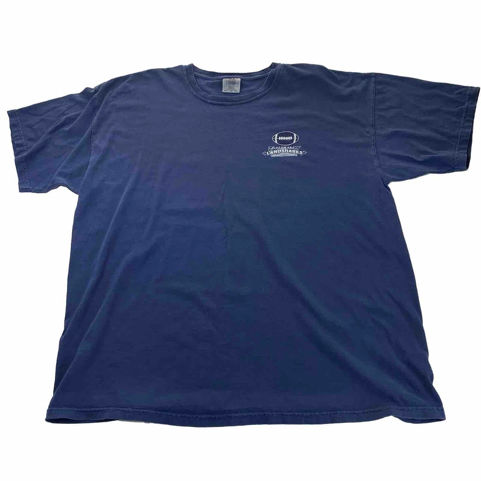 Camiseta Landshark Lager Oxford MS 'Forward Landsharks' Gráfico Doble Cara Foto 3 de 4