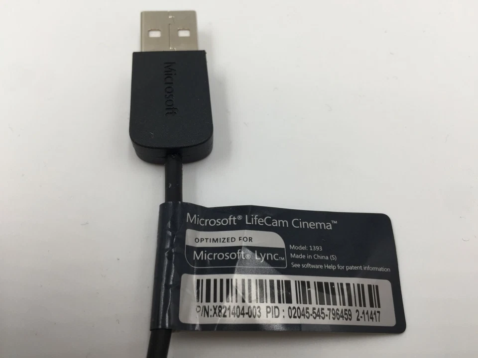 Microsoft LifeCam Cinema 720p HD Wide Screen Camera Webcam Model 1393 Free S/H - Image 3 of 3