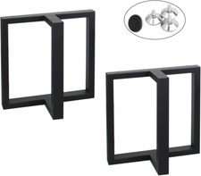 Furniture Legs 15.7”Height 17.7”Wide Rustic Decory T Shape Table Legs,Heavy Duty