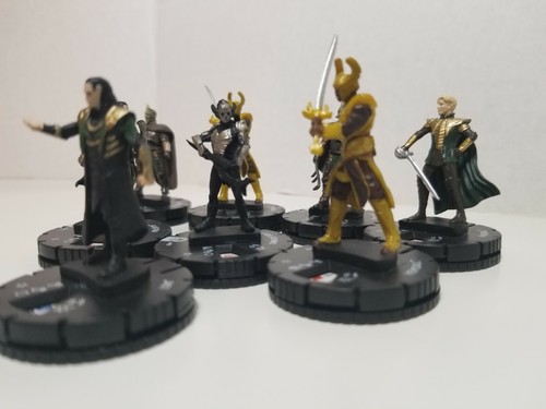 LOT of 8 Bulk Marvel Hero Wizkids Neca Heroclix Miniatures Game Figure K521x50 - Picture 2 of 4