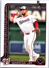 2025 Topps Series 1 Baseball #9 Luis Garcia Jr Washington Nationals