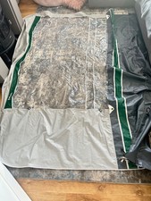 Nr Pullman Green Front Left Replacement/spare Window Panel From 18ft Awning Vgc