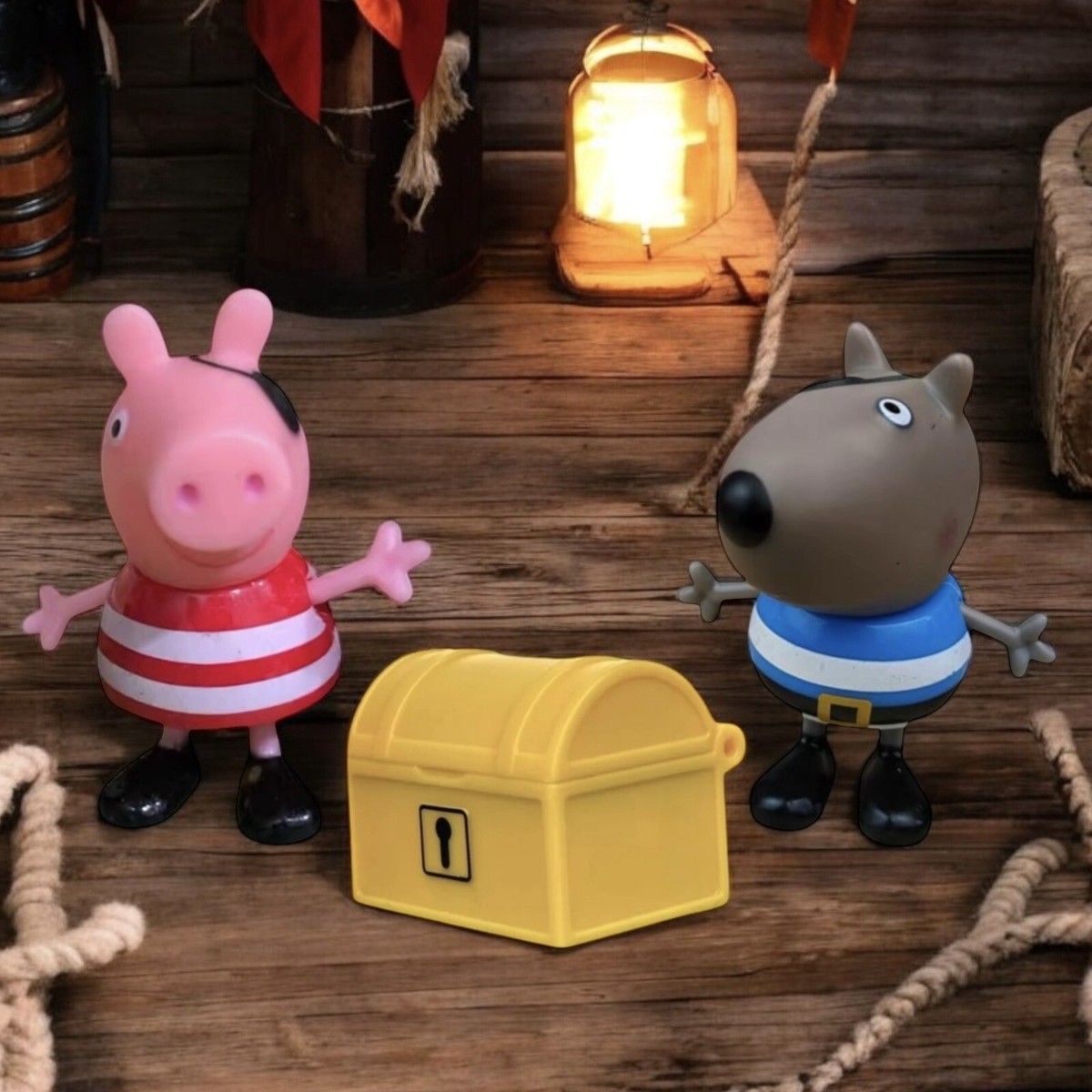 VGC Open-boxed: 1 Pirate Peppa & 1 Pirate Danny Dog & 1 Rare