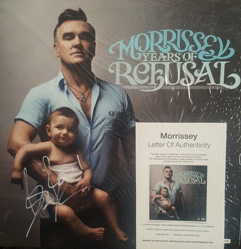 Morrissey Years of Refusal サイン入り Morrissey ''Years Of Refusal'' LP, Signed by Boz Boorer with