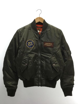 HUMAN MADE Flight Jacket Nylon khaki S Used | eBay