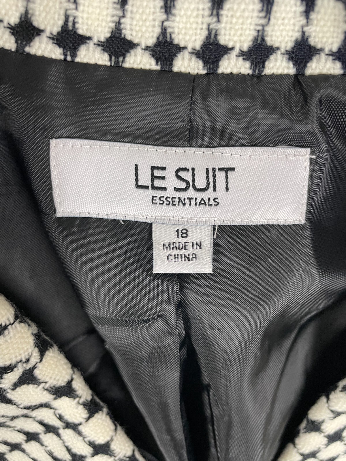 Le Suit Essentials Basic Jacket Womens Size 18 No… - image 13