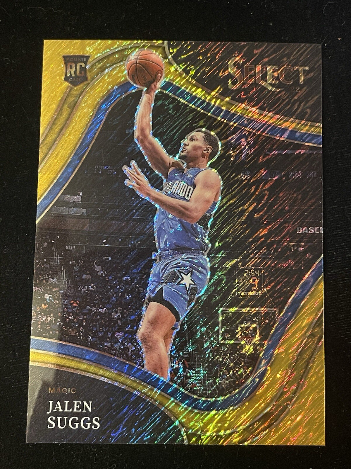 2021 Jalen Suggs Panini Select Courtside Gold SSP RC 1/10  Orlando Magic