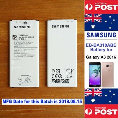 Bateria 2300mAh para Samsung Galaxy SM-A310Y EB-BA310ABE