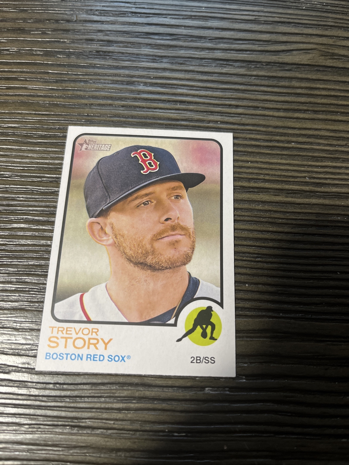 2022 Topps Heritage High Number Trevor Story Boston Red Sox #507 Baseball Card
