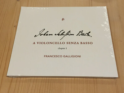 Bach Cello Suites 1-3 FRANCESCO GALLIGIONI Audiophile FRA BERNARDO CD NEW SEALED