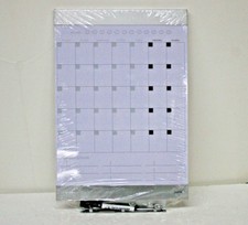 Quartet 79237 Envi Monthly Whiteboard Calendar 11" x 17" Magnetic Surface