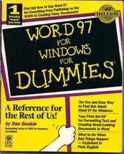 Word 97 for Windows for Dummie - Paperback - VERY GOOD