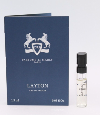 Parfums De Marly Layton EDP Official Carded Sample Spray 0.05oz