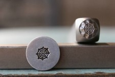SUPPLY GUY 5mm Halloween Spider Web Metal Punch Design Stamp SGCH-250