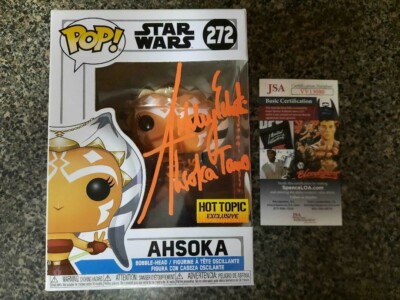 Funko POP アソーカ・タノ アシュリー・エクスタイン サイン入り