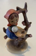 HUMMEL GOEBEL GERMANY APPLE TREE GIRL FIGURINE, 3.75”