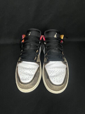 Size 8.5 - Jordan 1 Low SE Wear Away Tan 2022. Dq8422-001 Basketball Shoe Size 8.5 - Jordan 1 Low SE Wear Away Tan 2022. Dq8422-001  main image 3