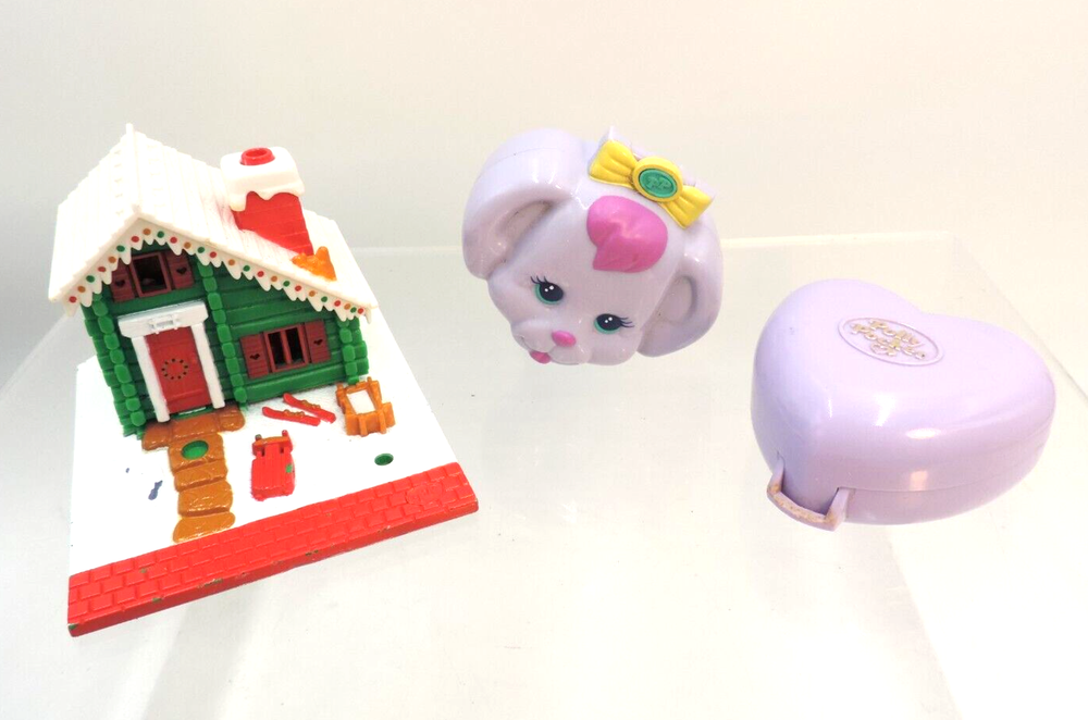 Lot (3) Vintage 1993 Bluebird Toys POLLY POCKET Playsets / No Figures