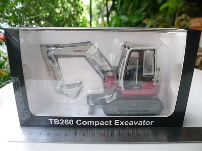1/35 Scale Takeuchi TB260 Compact Excavator Diecast Model Toy Gift