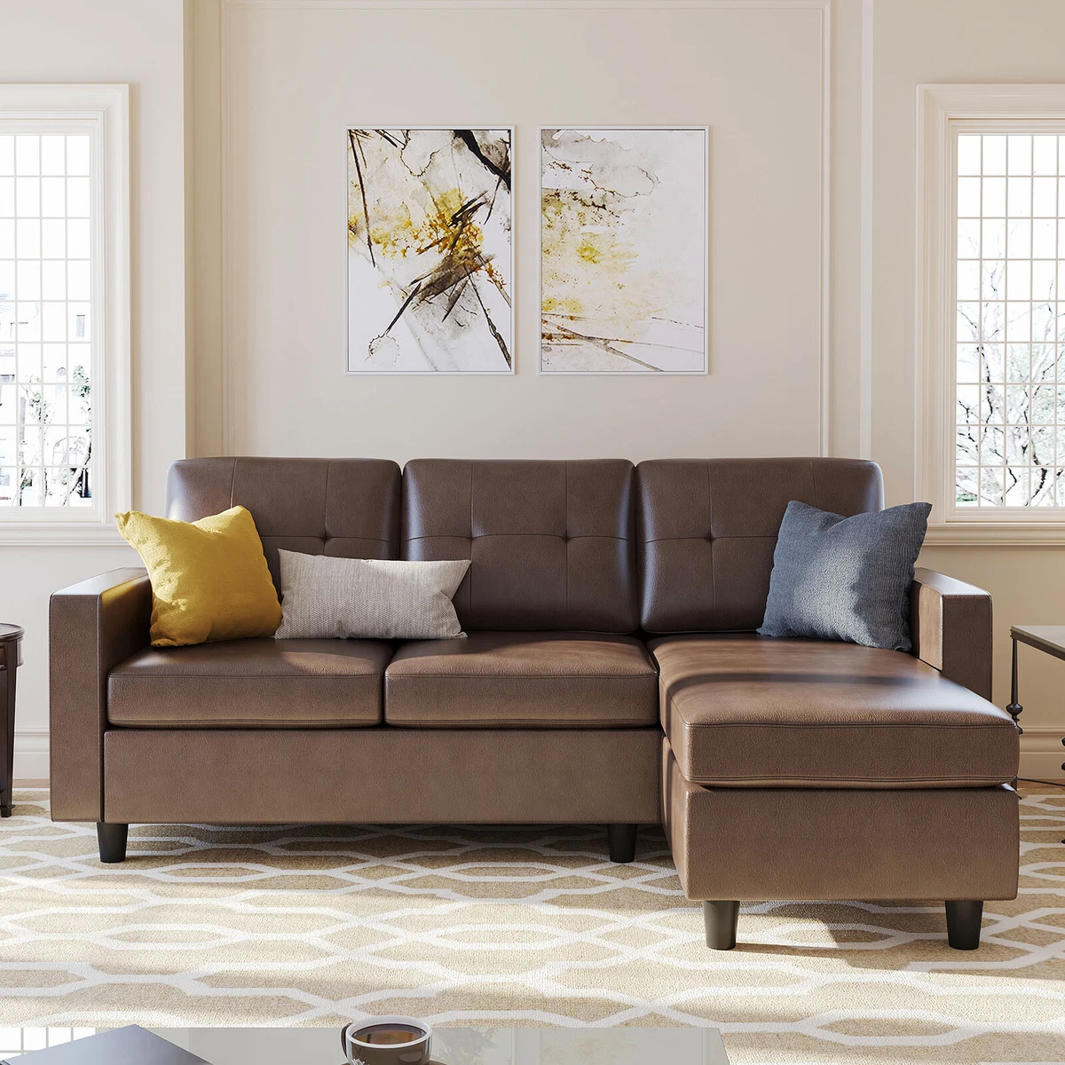 Mini Leather Sectional Sofa Matttroy