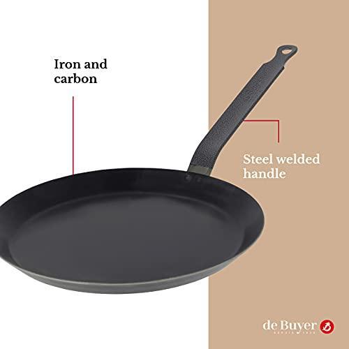 de Buyer - Force Blue - Blue Steel Crepe & Tortilla Pan - Antihaft Carbon Steel - Bild 2 von 6