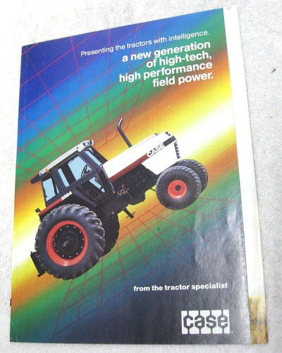VINTAGE 1983 CASE TRACTOR FULLINE TRACTORS FOLDER BROCHURE