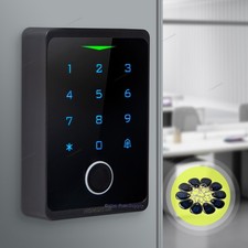 Waterproof Fingerprint Password Access Control Unit with ID Keyfobs US Stock