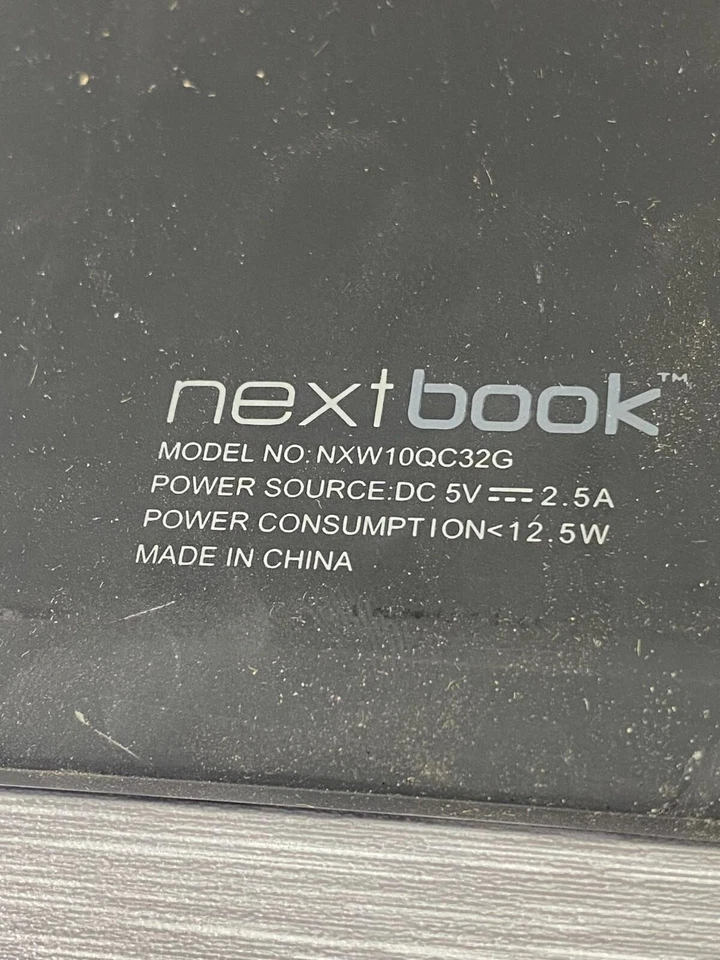 Nextbook NXW10QC32G Black 10.1" Touchscreen Front Camera Wi-Fi Tablet *READ* - Image 3 of 3