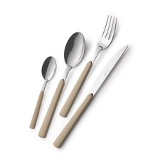 Servizio di Posate da Tavola Completo Fast Sabbia Eme 24 Pezzi