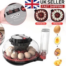 12 Eggs Egg Incubator Automatic Digital Poultry Egg Hatcher Egg Candler Hatching