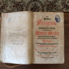 ATQ.1725,’The Opened Sanctuary’by P.F. Hoger, S.J.,J.A.de La Haye,printer,German