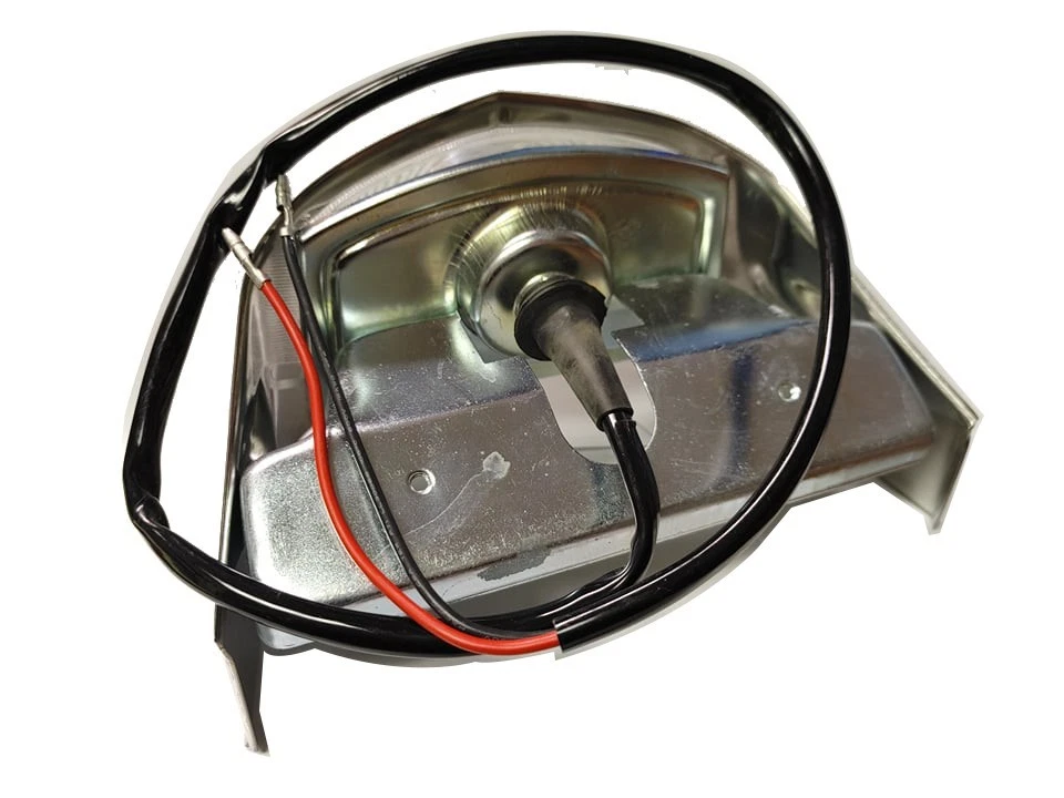 Par - Lámpara de luz de estacionamiento llanta de acero inoxidable camioneta Ford 1956 F100 F250 F350 Foto 2 de 3