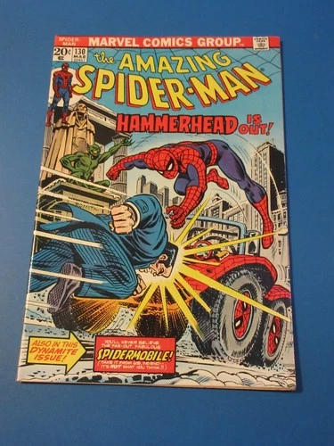 Amazing Spider-man #130 Bronze age Hammerhead Spider-mobile VF+ Beauty Wow