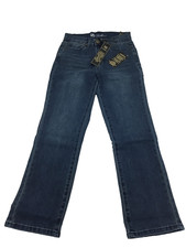 DG2 Diane Gilman Womens Classic Stretch Jeans in Indigo Size 0P