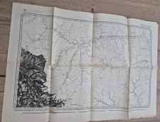 CARTE MILITAIRE TIGNES REVUE EN 1874 - LIBRAIRIE MILITAIRE DUMAINE -