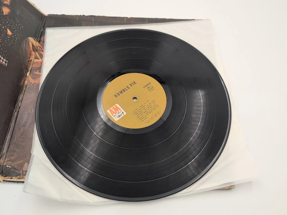 HUMBLE PIE • одноименный S/T LP 1972 A&M LABEL SP-4270 - G запись / изношенная обложка - Изображение 2 из 4