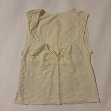 Free People Intimately Take Me Home Seamless Cami Tank Top Cream Stretch - M/L
